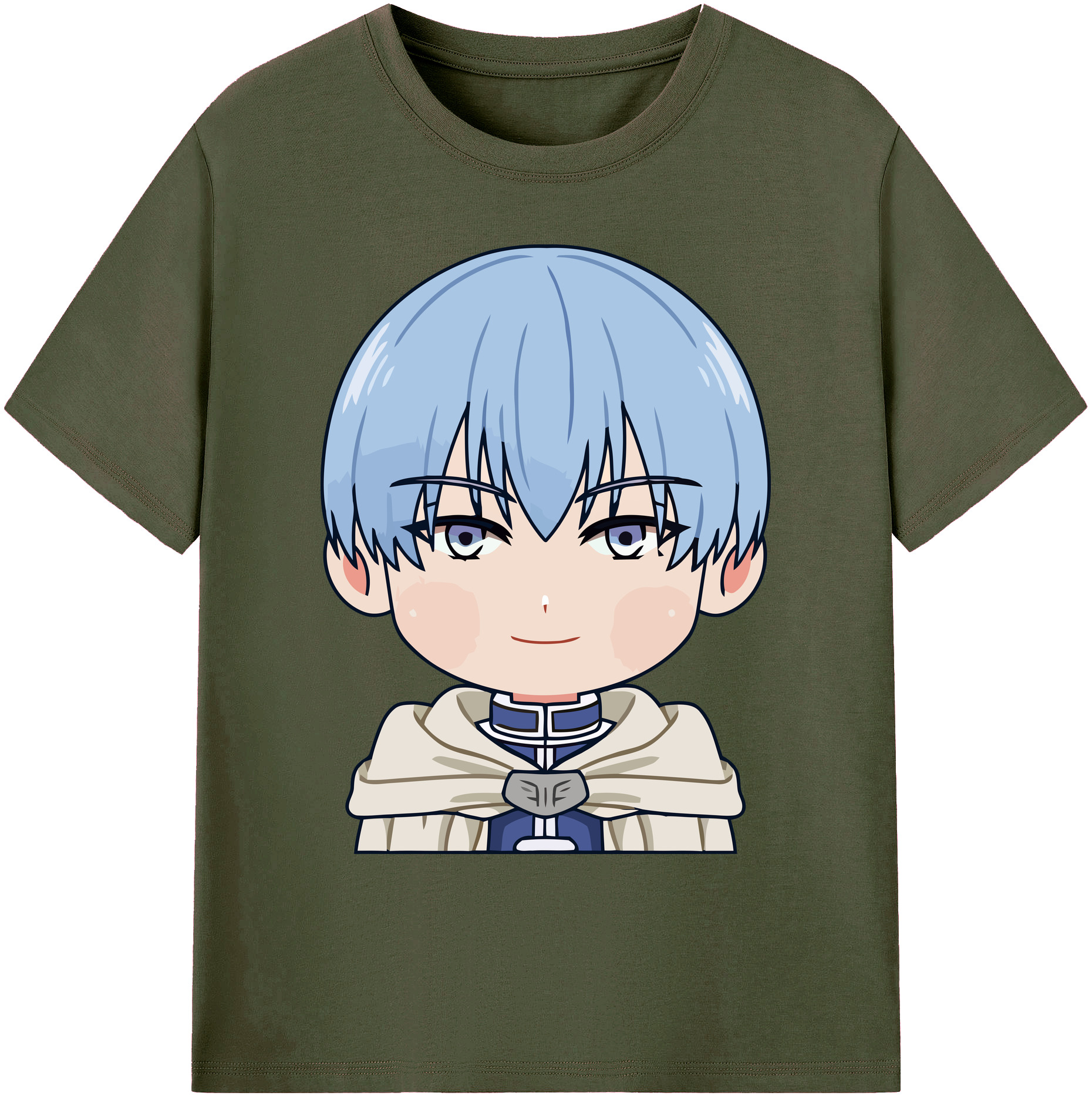 （画像用） 葬送のフリーレン Frieren 綿100％ メンズ半袖Tシャツ｜肌触りやわらか＆通気性